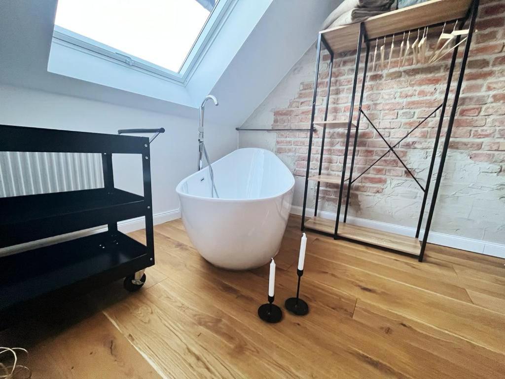 Ferienloft Ottos Werkstatt Mit Saunafass Dannenfels ภายนอก รูปภาพ