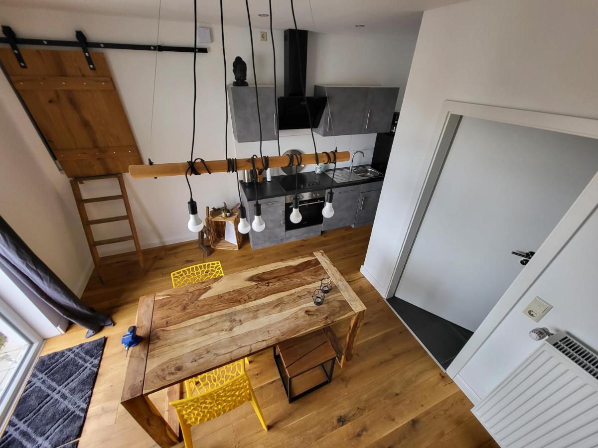 Ferienloft Ottos Werkstatt Mit Saunafass Dannenfels ภายนอก รูปภาพ